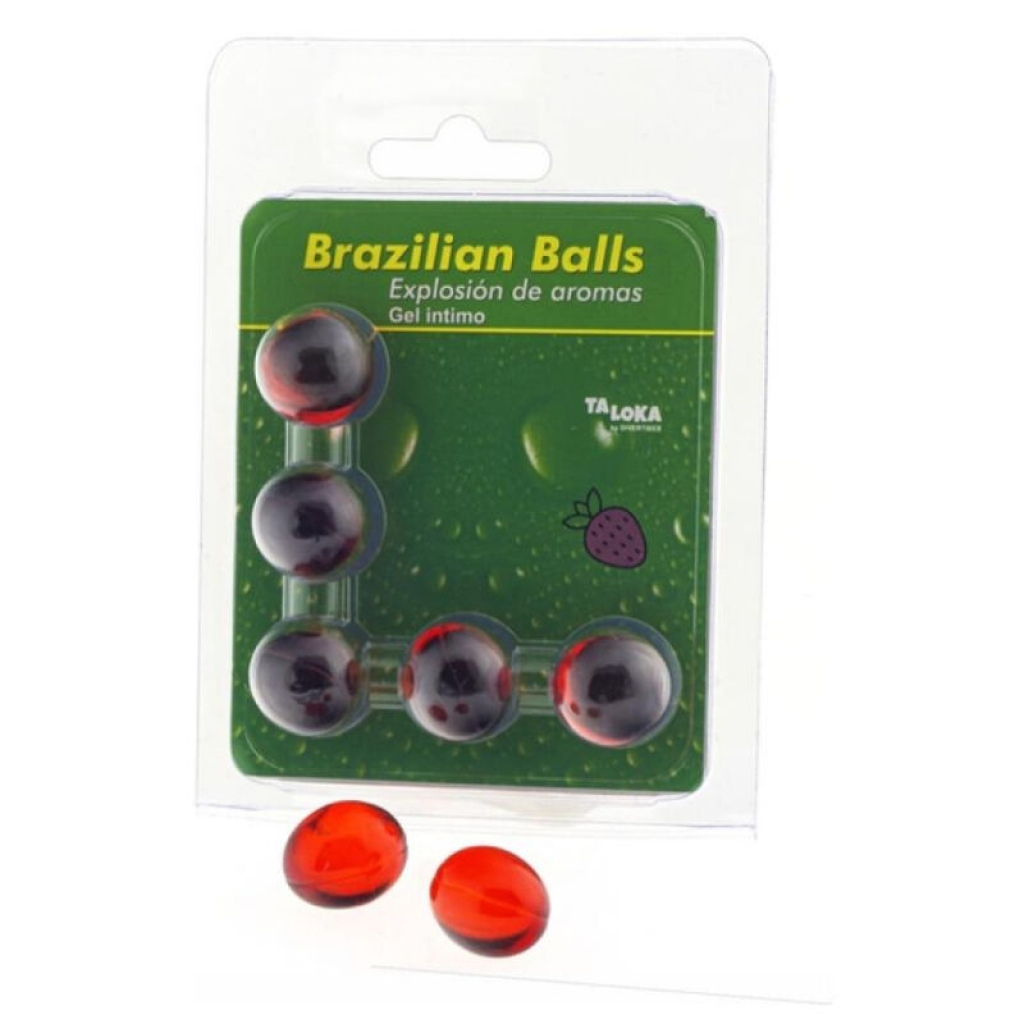 Brazilian Balls Gel Íntimo Fresa 5 Bolas