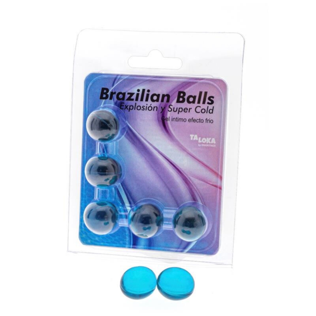 Brazilian Balls Gel Excitante Efecto Frío (5 Bolas)