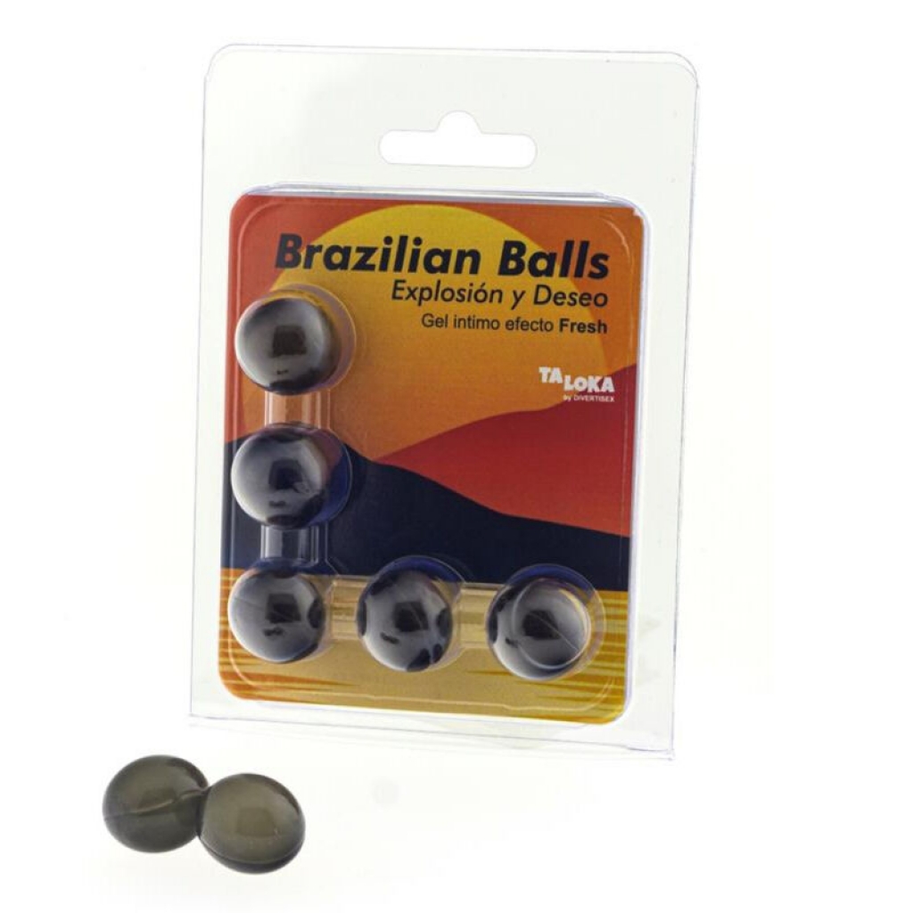 Gel Excitante Efecto Frescor Brazilian Balls (Pack de 5)