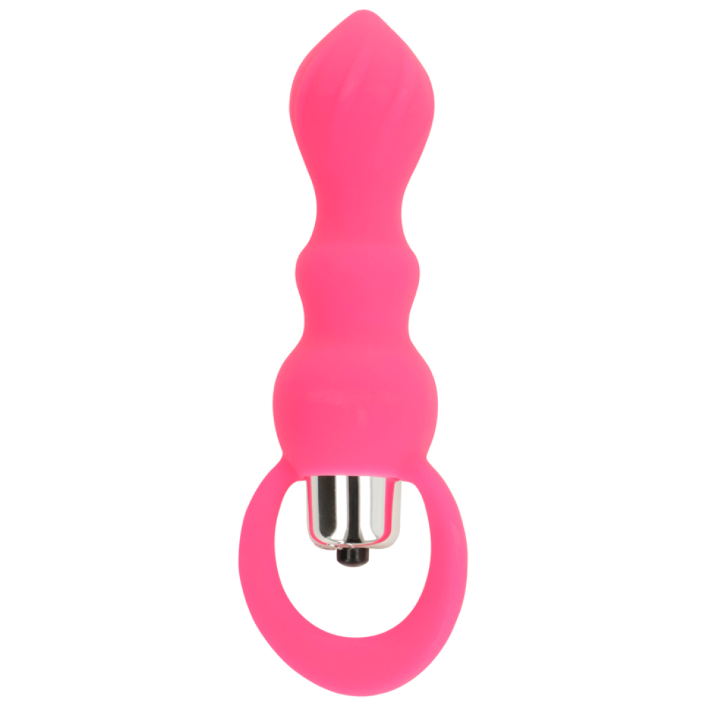 Estimulador Anal Vibrante 9 cm Rosa