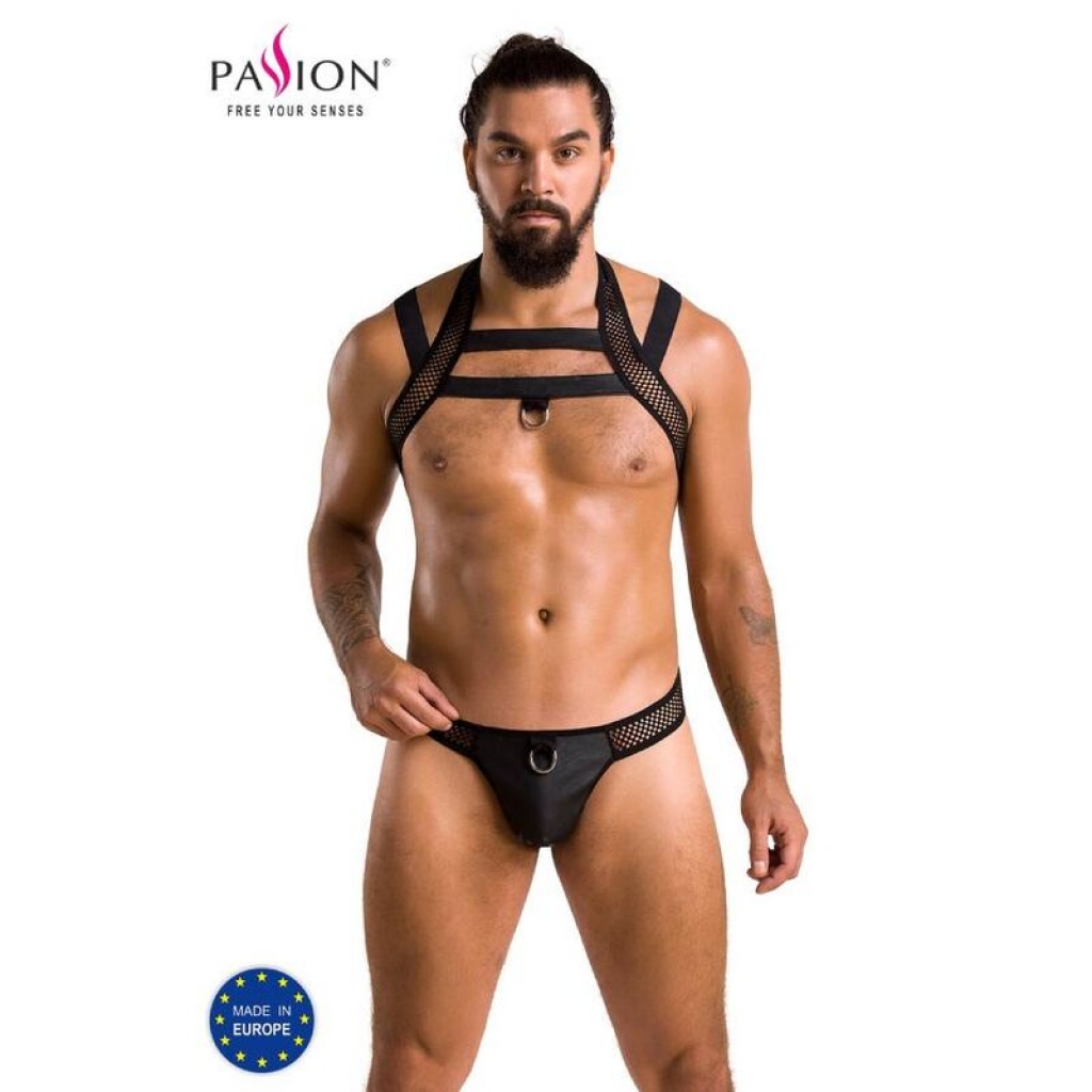 Passion 043 Set Jacob Negro S/M - Elegancia y Sencillez