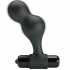 Plug Anal Vibrador de Silicona Negro