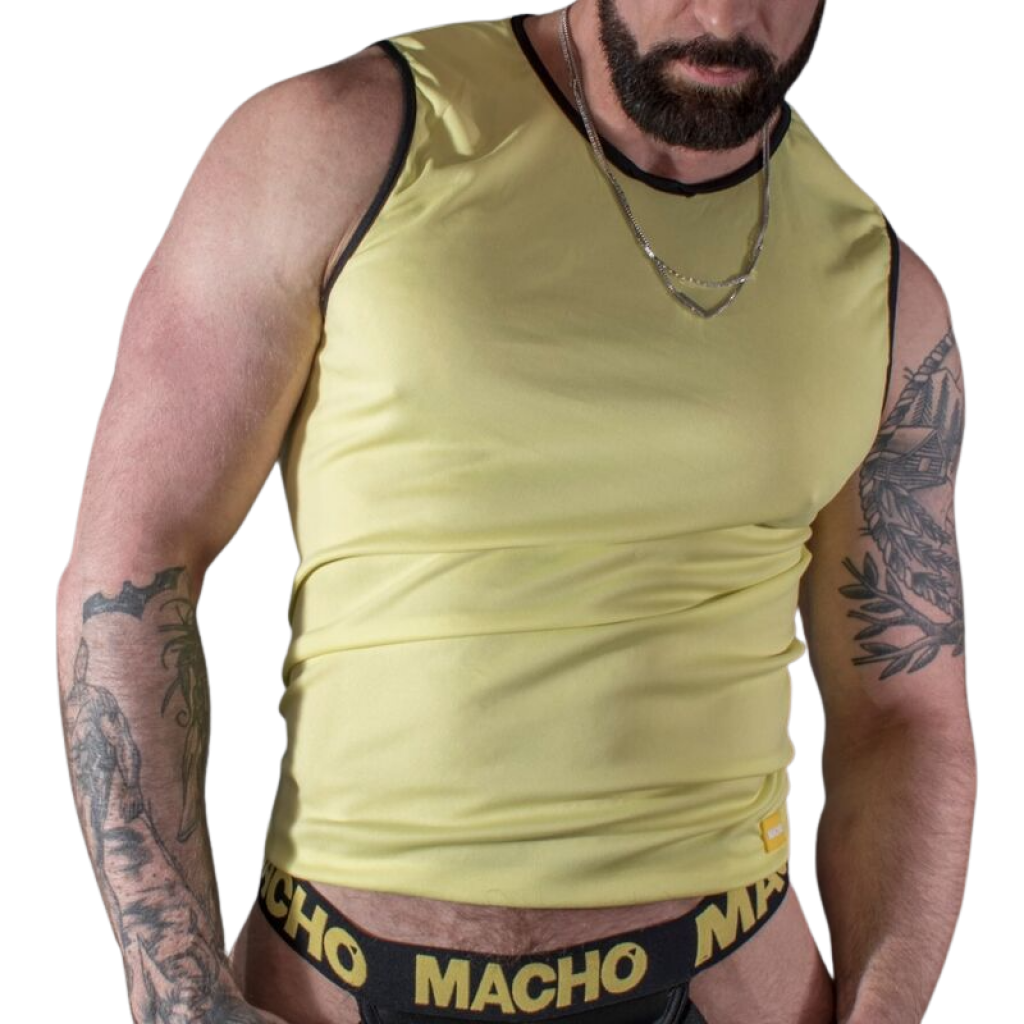 Camiseta Amarillo S/M - Macho