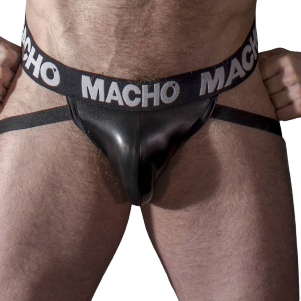 Jock de Cuero Negro Mx25nc - Talla S