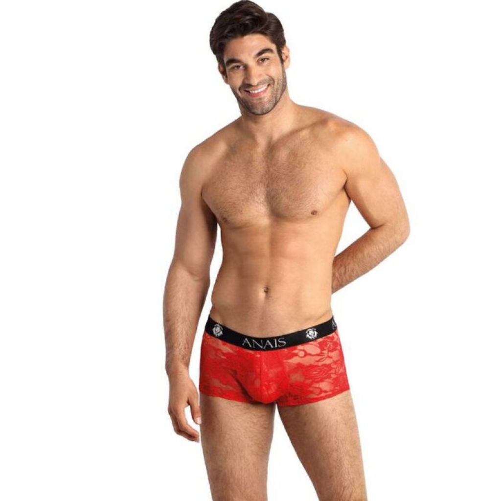 Boxer Rojo Avec Encaje Anais Men Brave