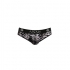 Calzoncillos Sexys para Hombre con Encaje Floral Negro