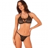 Obsessive Celia Noir: Set de 2 Piezas XS/S