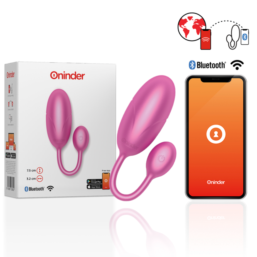 Huevo Vibrador Rosa Tokyo con App Gratuita