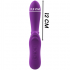 Vibrador Flexible con Lengua Intense Harry Morado