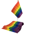 Banderín Pequeño Bandera LGBT