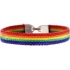 Pulsera de Goma Lujo con Colores del Orgullo para Chica