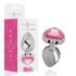 Plug Anal Metal Intense Corazón Rosa Talla M