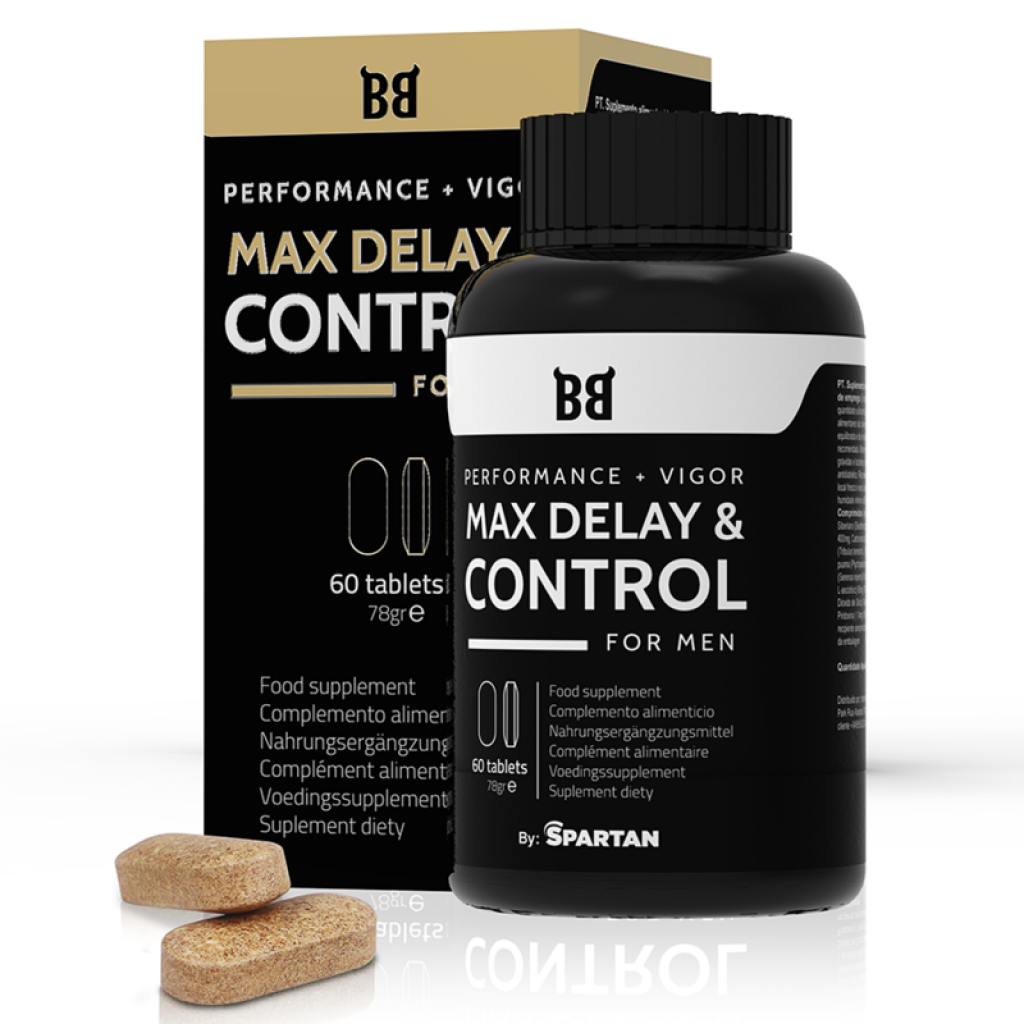 Max Delay & Control Máximo Rendimiento Para Hombre 60 Cápsulas