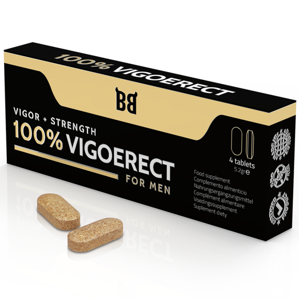 100% Vigoerect Potenciador para Hombre 4 Cápsulas