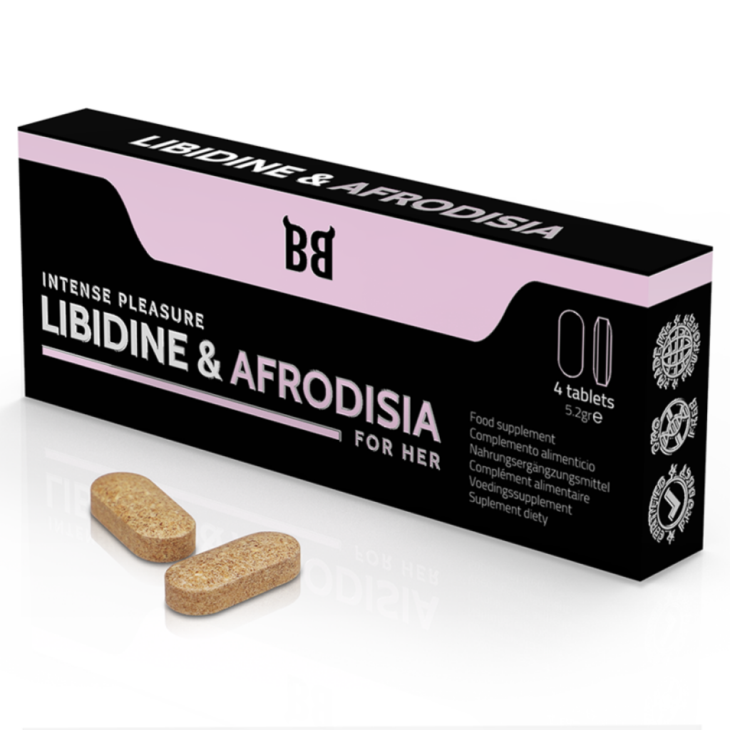 Libidine & Afrodisia Placer Intenso para Mujer 4 Cápsulas