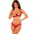 Conjunto Cupless Lacelove Obsessive Rojo M/L