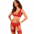 Conjunto Tres Piezas Obsessive Lacelove Rojo XS/S