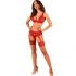 Obsessive Lacelove Set Tres Piezas Rojo - M/L