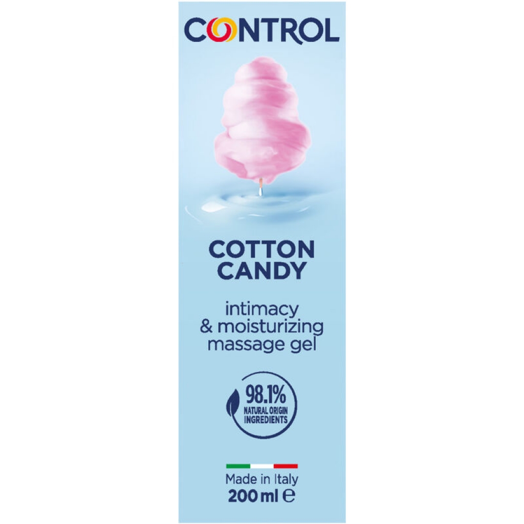 Gel de Masaje 3 en 1 Algodón de Azúcar - Control Masaje 200 ml