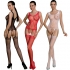 Passion Eco Collection Bodystocking Eco Bs007 Rojo