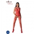 Bodystocking Passion BS095 Rojo Talla Única