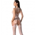 Bodystocking Passion BS095 Blanco Talla Única