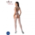 Bodystocking Passion BS095 Blanco Talla Única