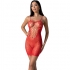 Passion BS096 Bodystocking Rojo Talla Única