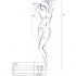 Bodystocking Blanco Passion Bs097 Talla Única