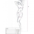 Bodystocking Blanco Passion BS098 - Talla Única