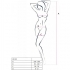 Bodystocking Blanco Talla Única - Passion