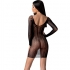 Bodystocking Negro Talla Única Passion BS046