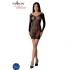 Bodystocking Negro Talla Única Passion BS046