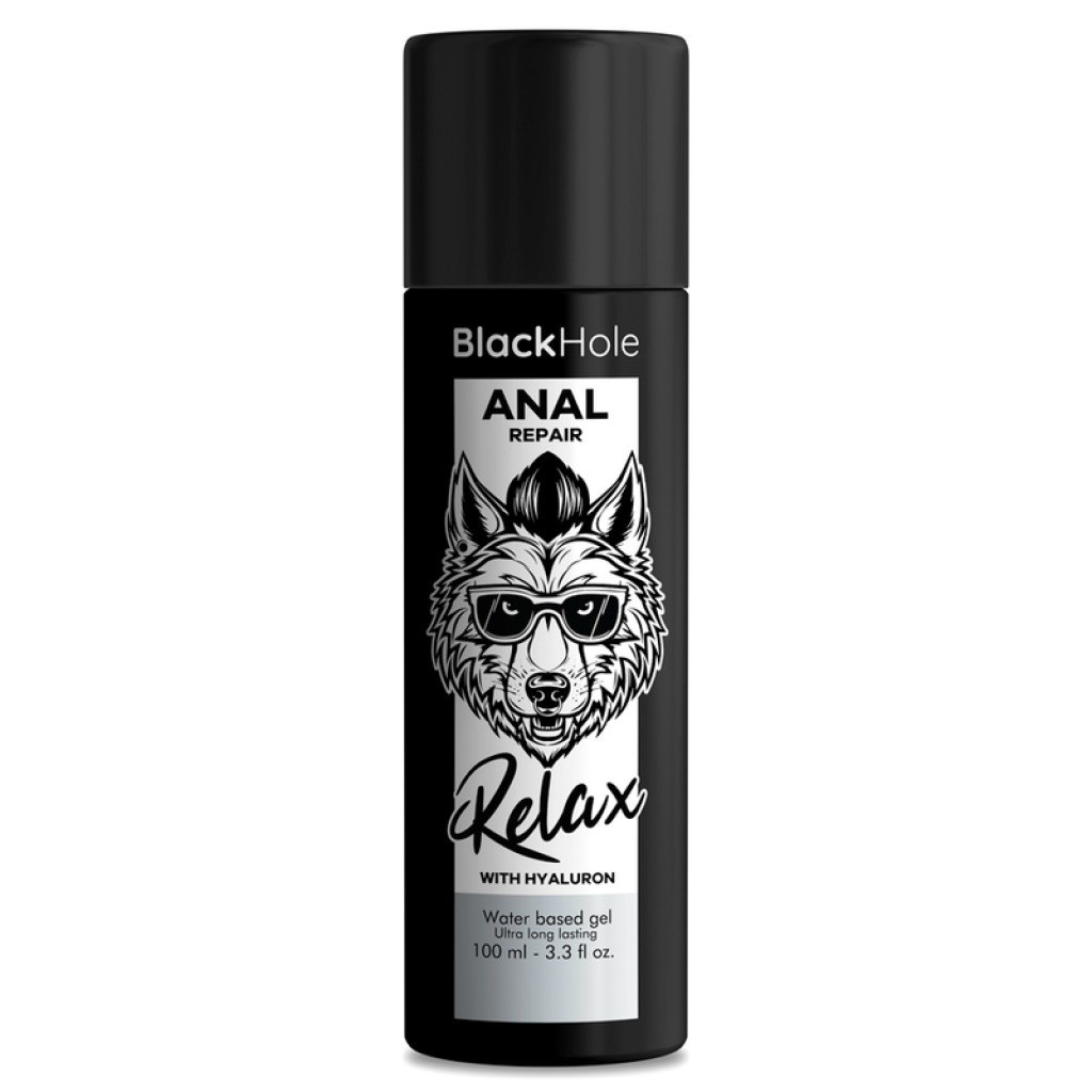 Lubricante Anal Black Hole Water-Based Relax con Hialurón 100 ml