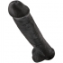 Pene Realístico con Testículos - 34.2 cm Negro