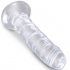 Pene Realista Clear 15.5 Cm - Placer Transparente