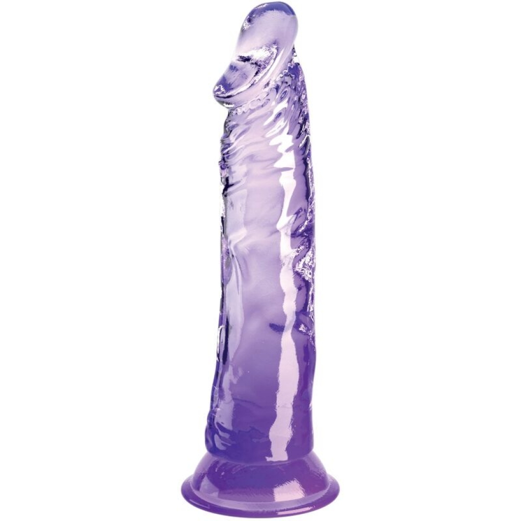 Clear Pene Realista 19.7 cm Morado