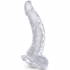 Pene Realista Curvado Clear 16.5 cm