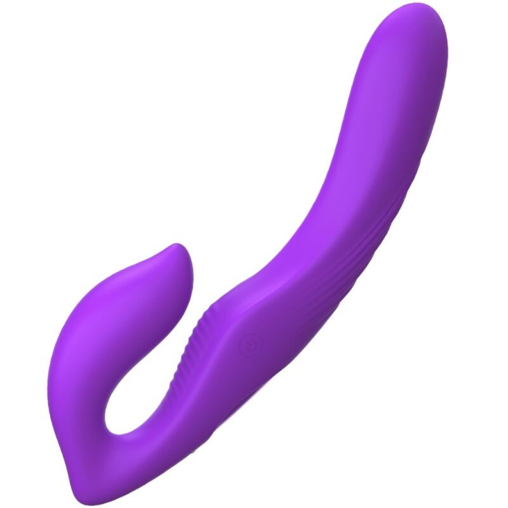 Vibrador Doble Penetracion Control Remoto 9 Niveles Violeta