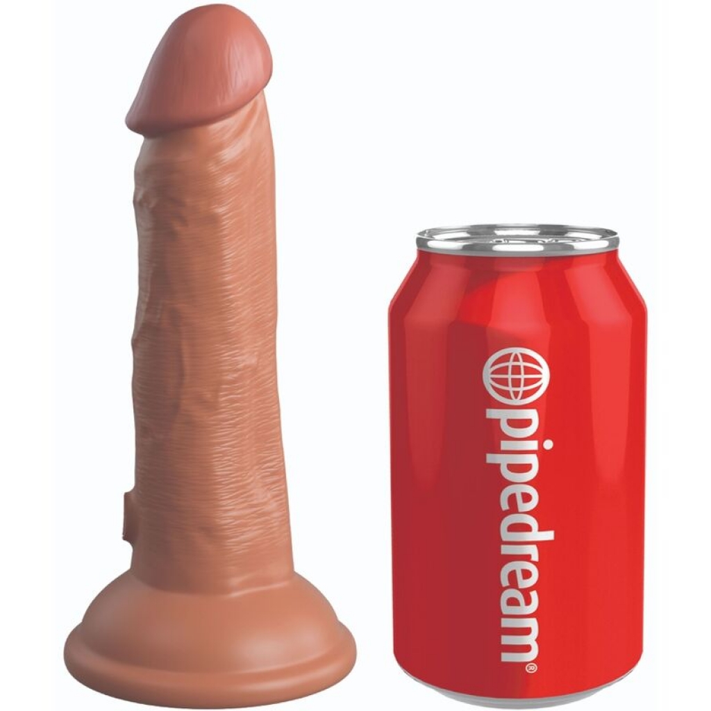 Dildo Realista Elite de Silicona 15.2 cm Caramelo