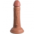 Dildo Realista Elite de Silicona 15.2 cm Caramelo