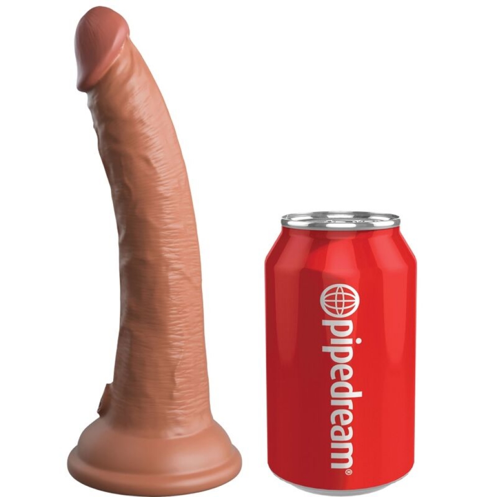 Dildo Realista Elite Silicona 17.8 Cm Caramelo