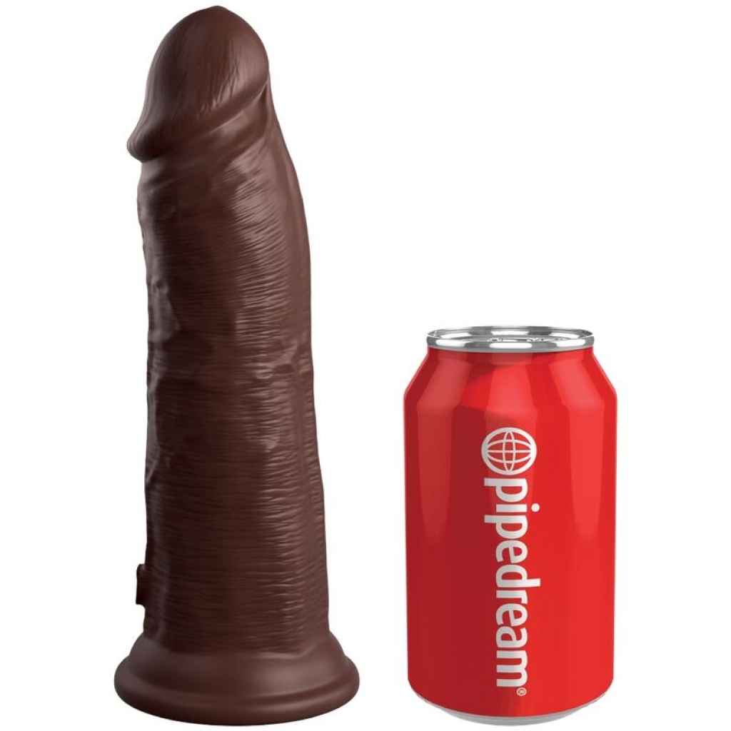 Dildo Realístico Elite de Silicona 20.3 cm Marrón