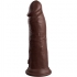 Dildo Realístico Elite de Silicona 20.3 cm Marrón