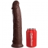 Elite Dildo Realístico Silicona 28 Cm Marrón