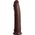 Elite Dildo Realístico Silicona 28 Cm Marrón