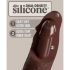 Elite Dildo Realístico Silicona 28 Cm Marrón