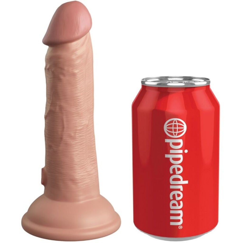 Dildo Realista Vibrador King Cock Elite 15.2 Cm