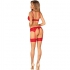 Set Obsessive Ingridia - Tres Piezas Rojo, XS/S