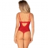 Obsessive Ingridia Crotchless Teddy Rojo Xs/s